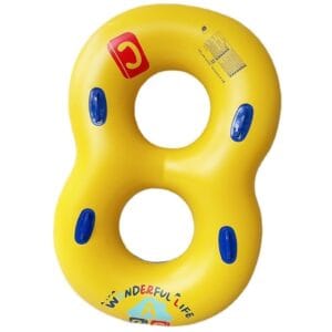 DMUCHANY PONTON KOŁO MATERAC DO PŁYWANIA BASENU PLAŻOWY PODWÓJNY 160CM
