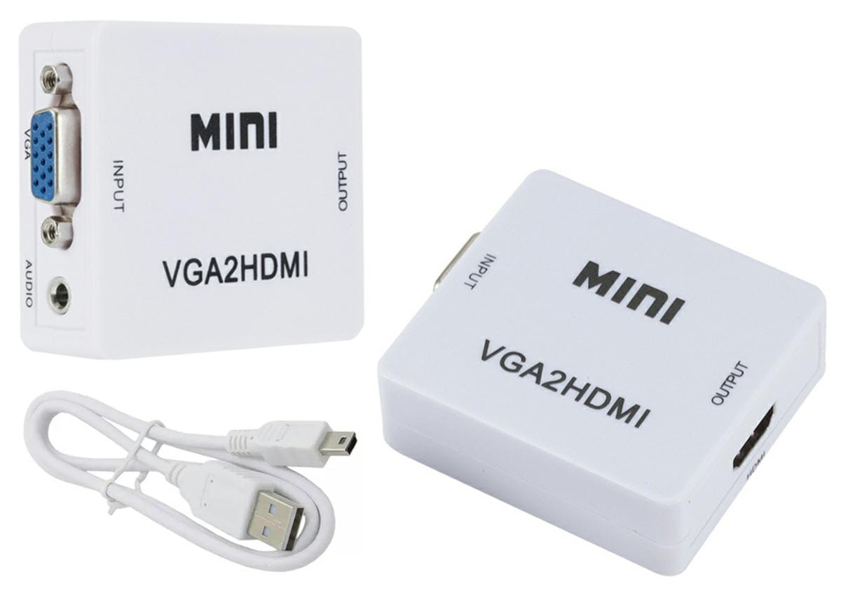 KONWERTER VGA - HDMI/AUDIO