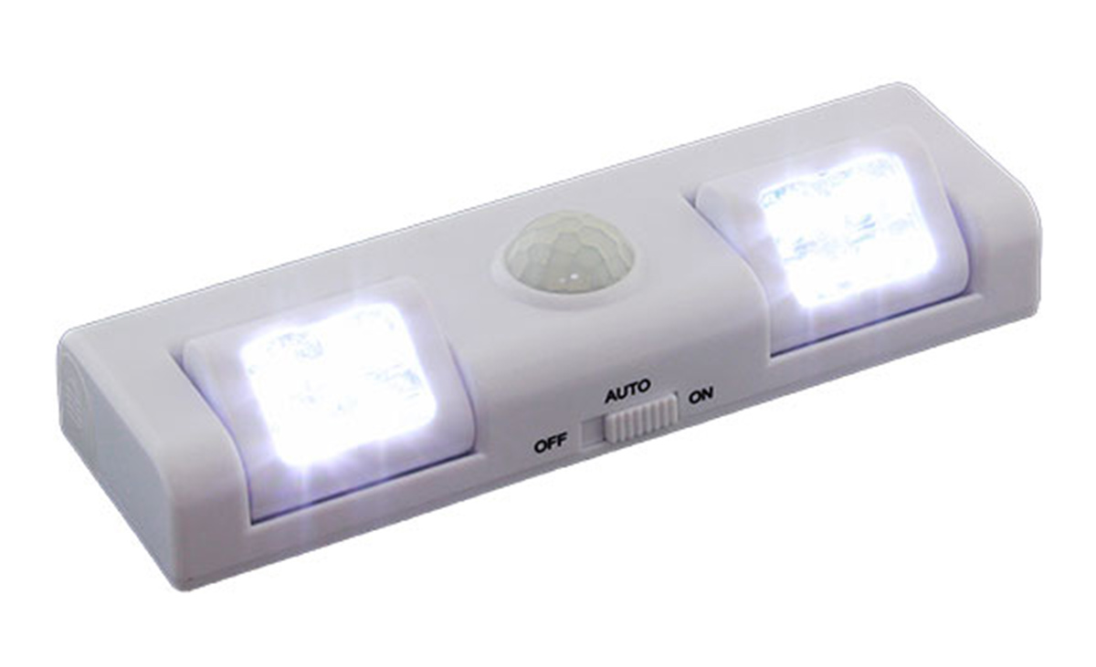 LAMPKA 8 LED CZUJNIK RUCHU BIAŁA - obrazek 2