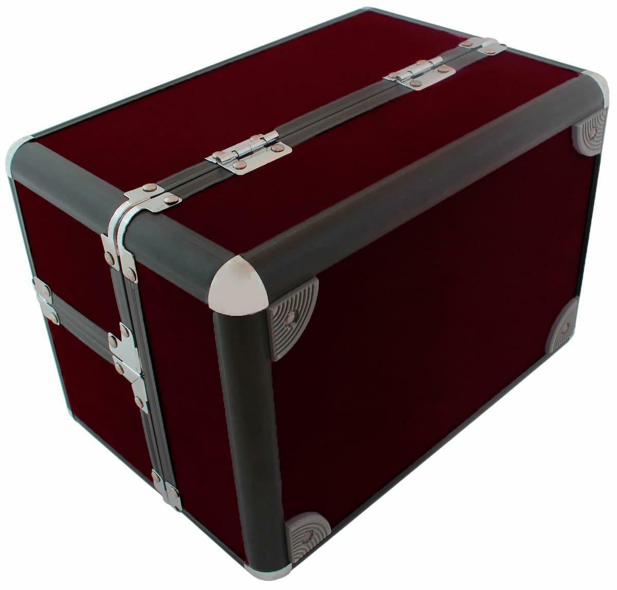 KUFER 25x17x17cm PURPUROWY KOSMETY - obrazek 4