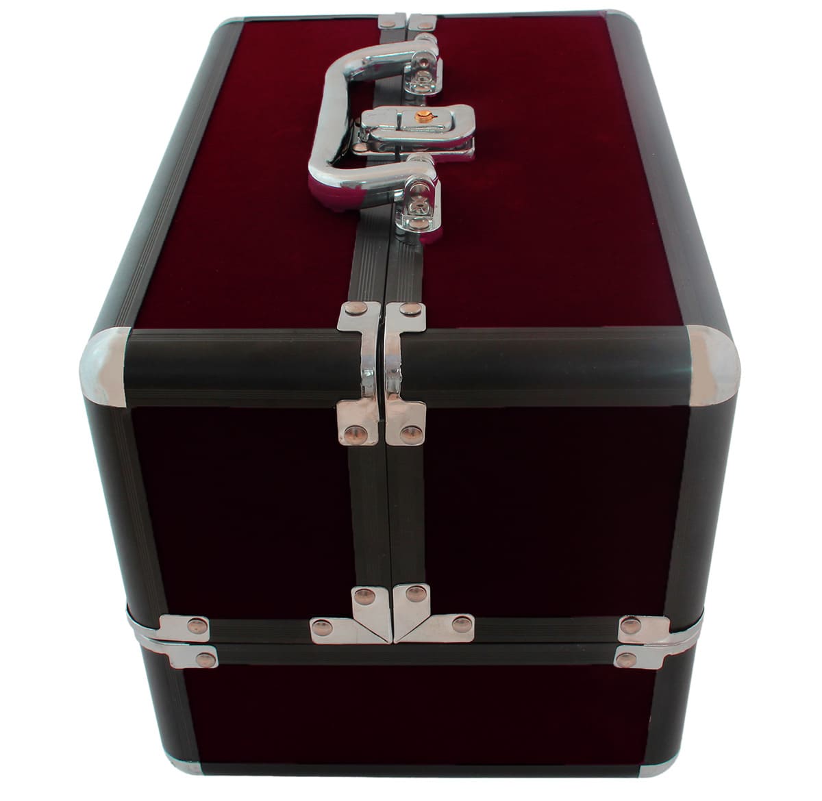 KUFER 25x17x17cm PURPUROWY KOSMETY - obrazek 5