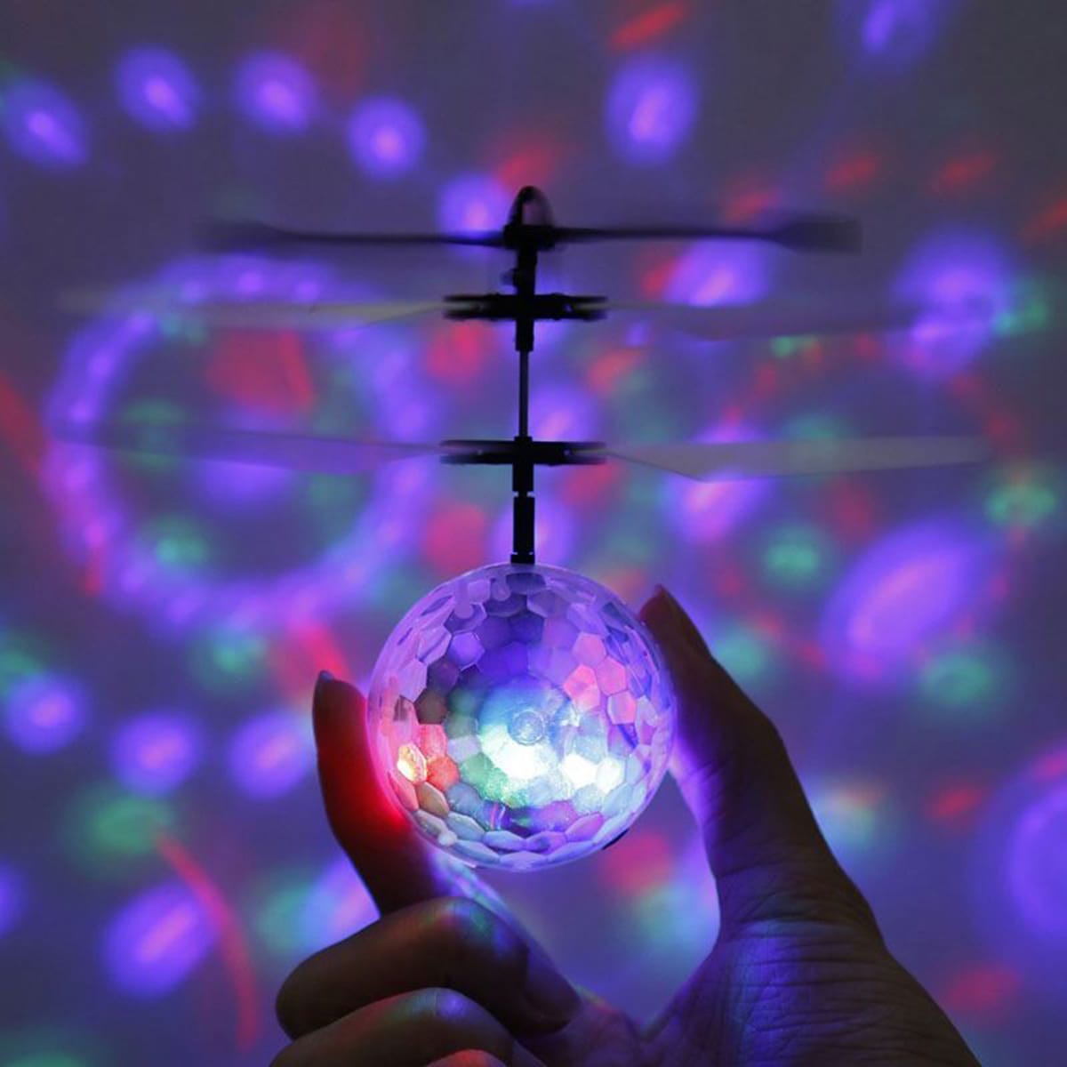 LATAJĄCA KULA DISCO LED UFO - obrazek 4