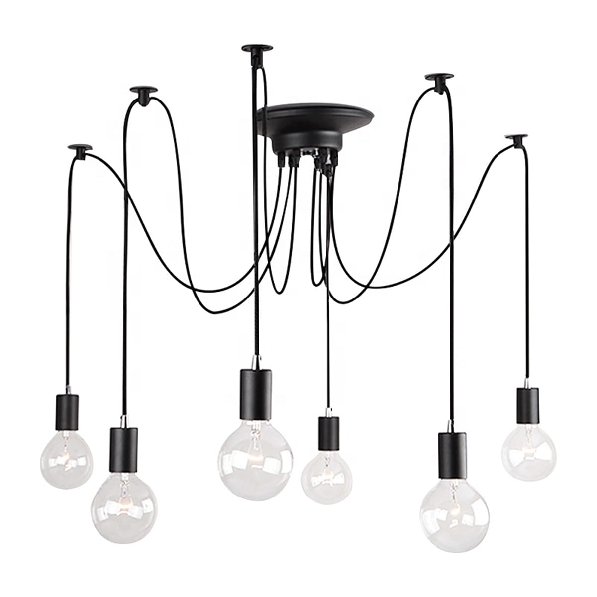LAMPA SUFITOWA 6 RAMION ŻYRANDOL - obrazek 3