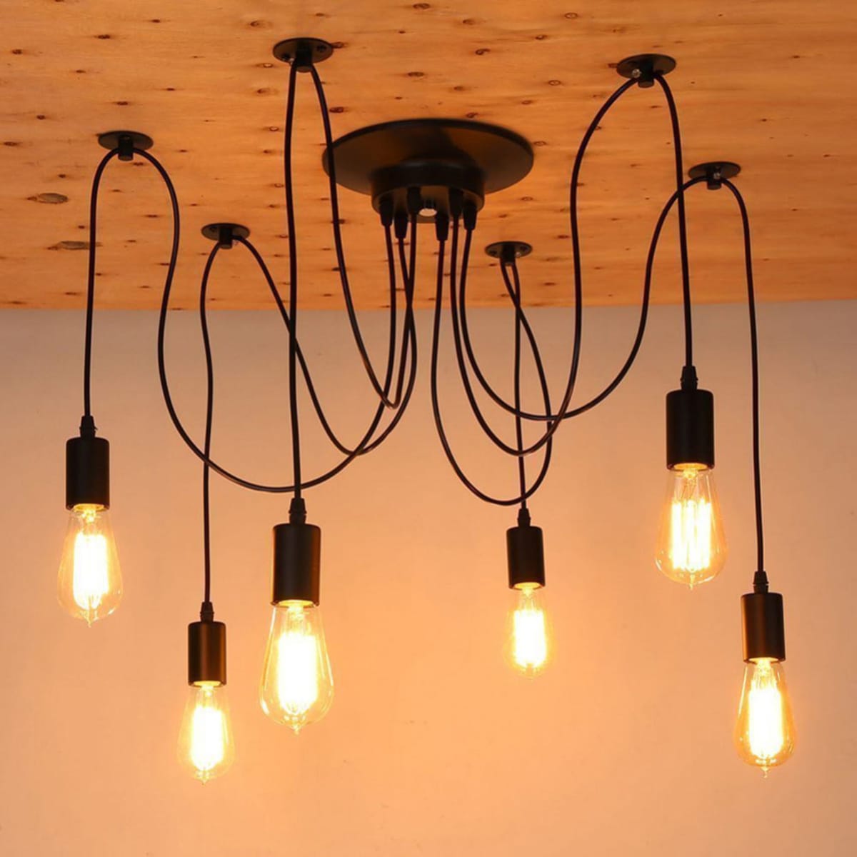 LAMPA SUFITOWA 6 RAMION ŻYRANDOL - obrazek 4