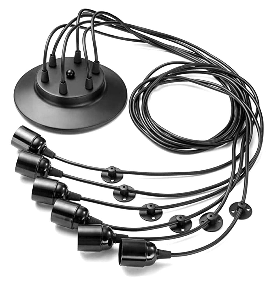 LAMPA SUFITOWA 6 RAMION ŻYRANDOL - obrazek 6