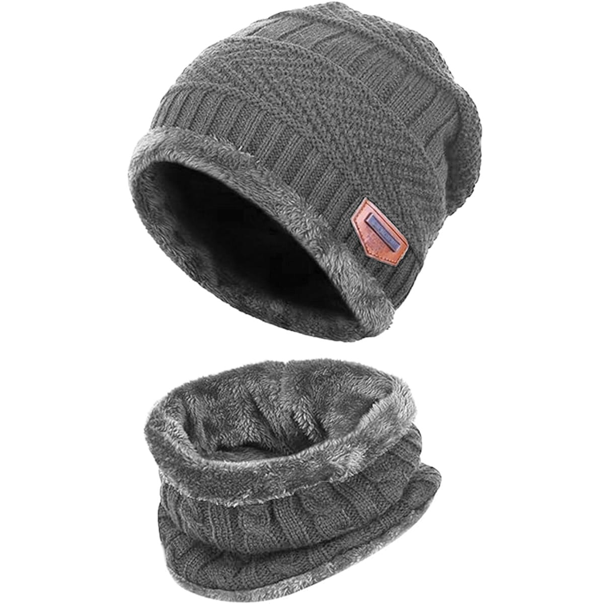 KPL UNISEX CZAPKA I SZALIK GREY - obrazek 2