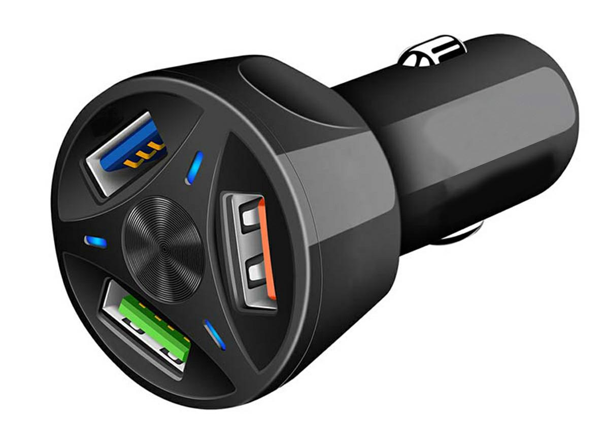 ŁADOWARKA SAMOCHODOWA 3xUSB QC