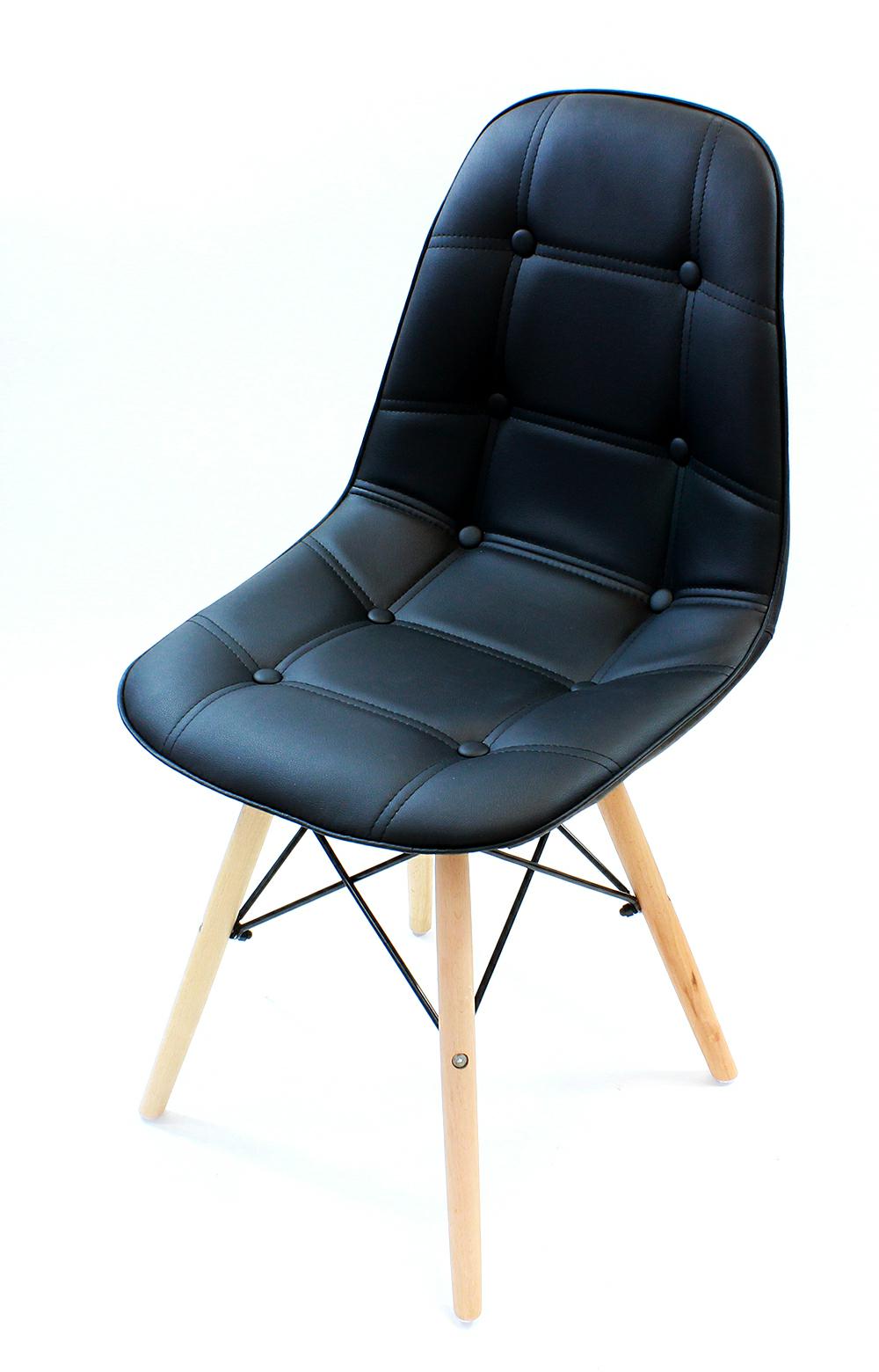 KRZESŁO ELEGANT SKÓRA BLACK