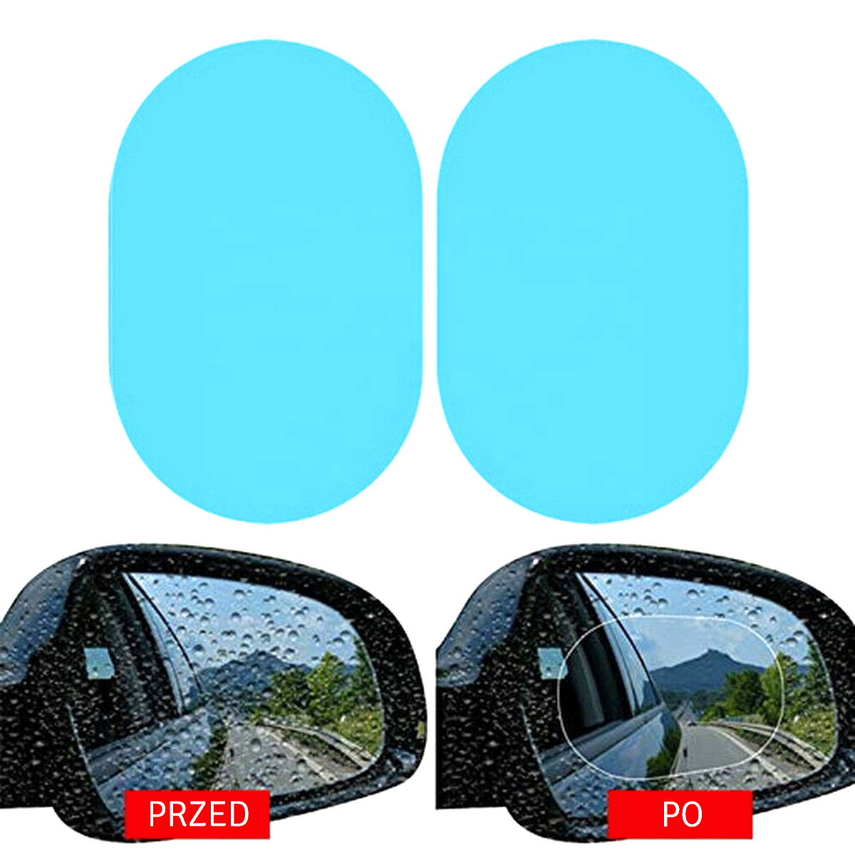 FOLIA ANTI-FOG NA LUSTERKA 2 SZT. - obrazek 5