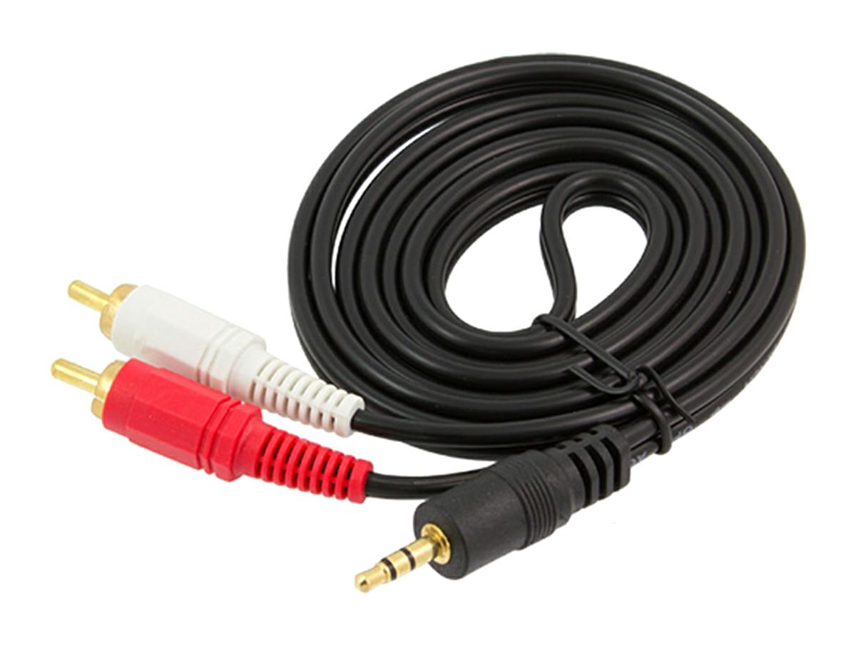 KABEL JACK 3,5mm-2xRCA CINCH 1,5M
