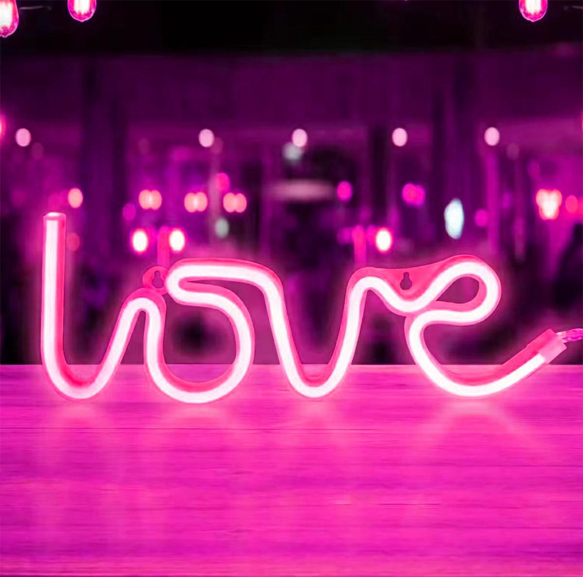 NEON LED NAPIS LOVE - obrazek 5