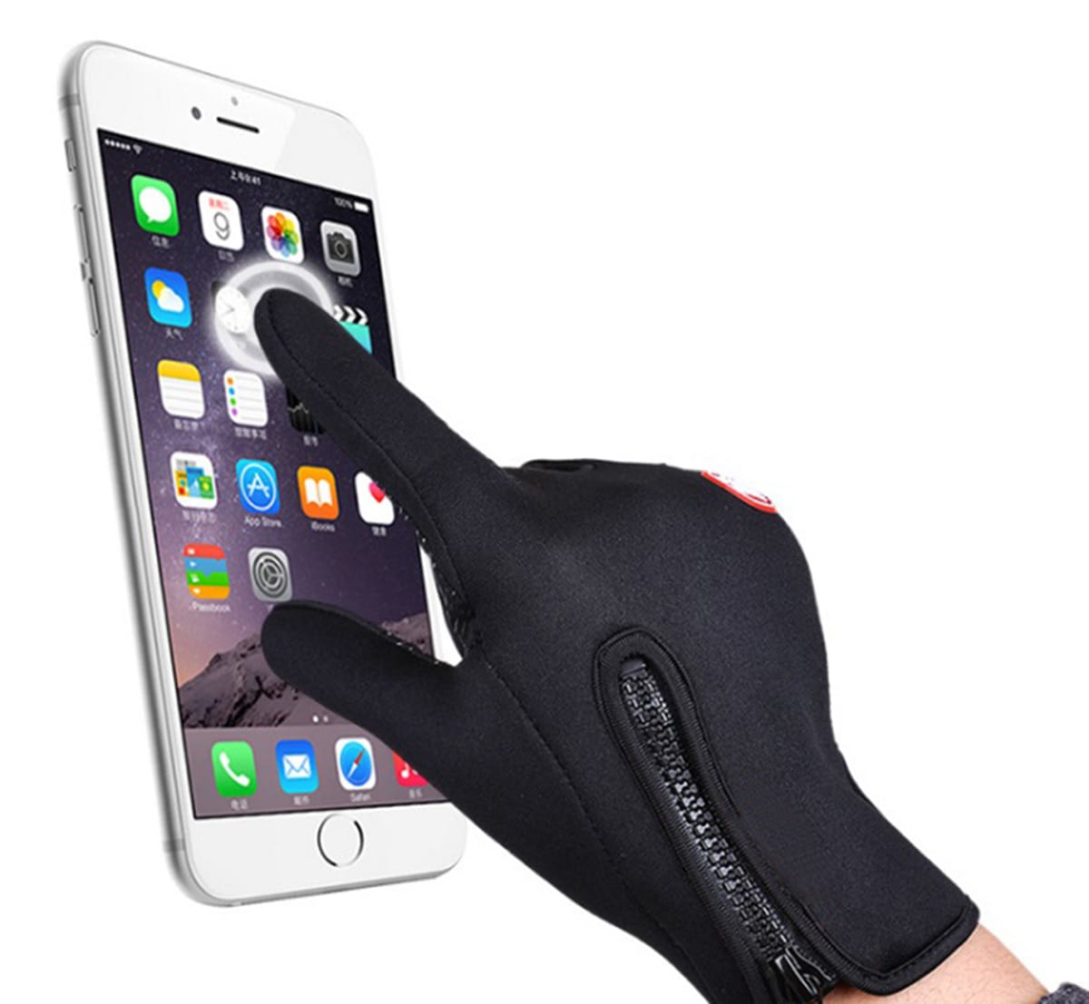 RĘKAWICZKI SPORT XL DOTYK GREY - obrazek 4