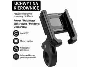 Uchwyt na telefon na kierownicę roweru