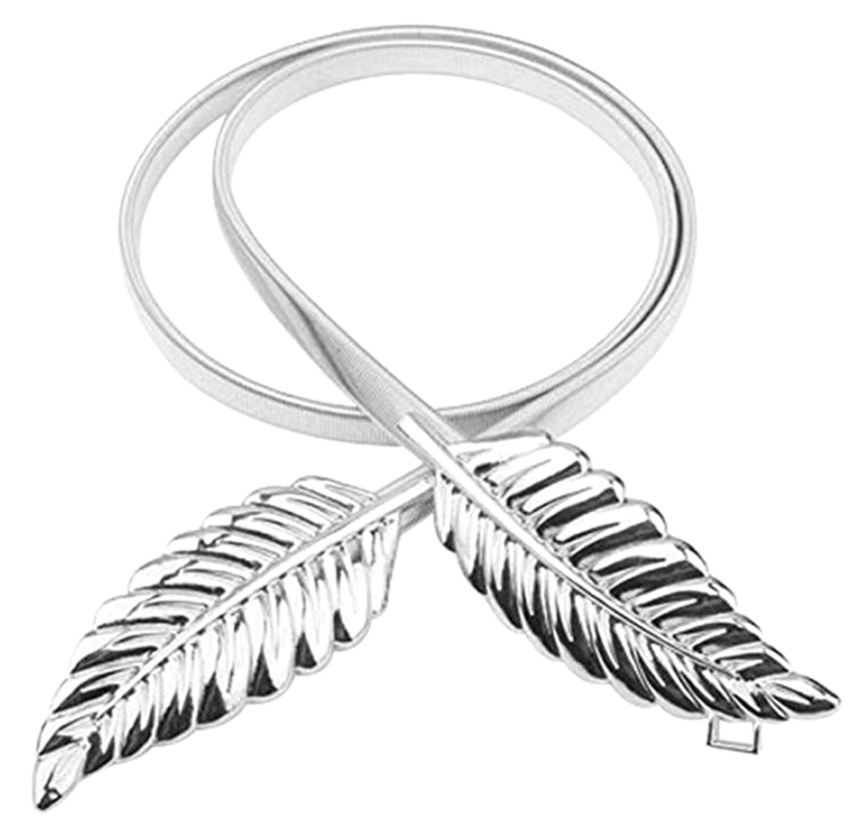PASEK DAMSKI 68-100CM SILVER - obrazek 2