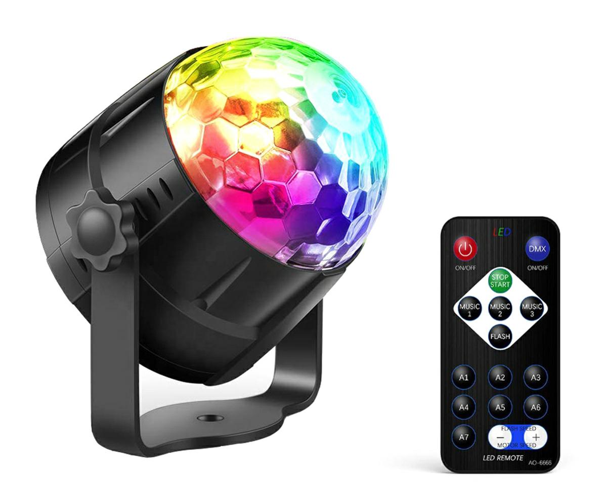 PROJEKTOR KULA DISCO LED RGB