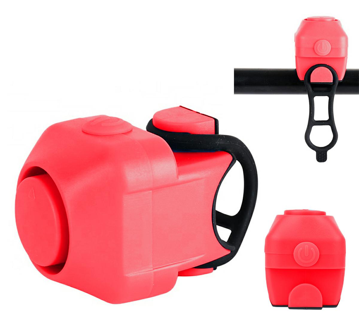 DZWONEK ROWEROWY ELEKTRYCZNY RED