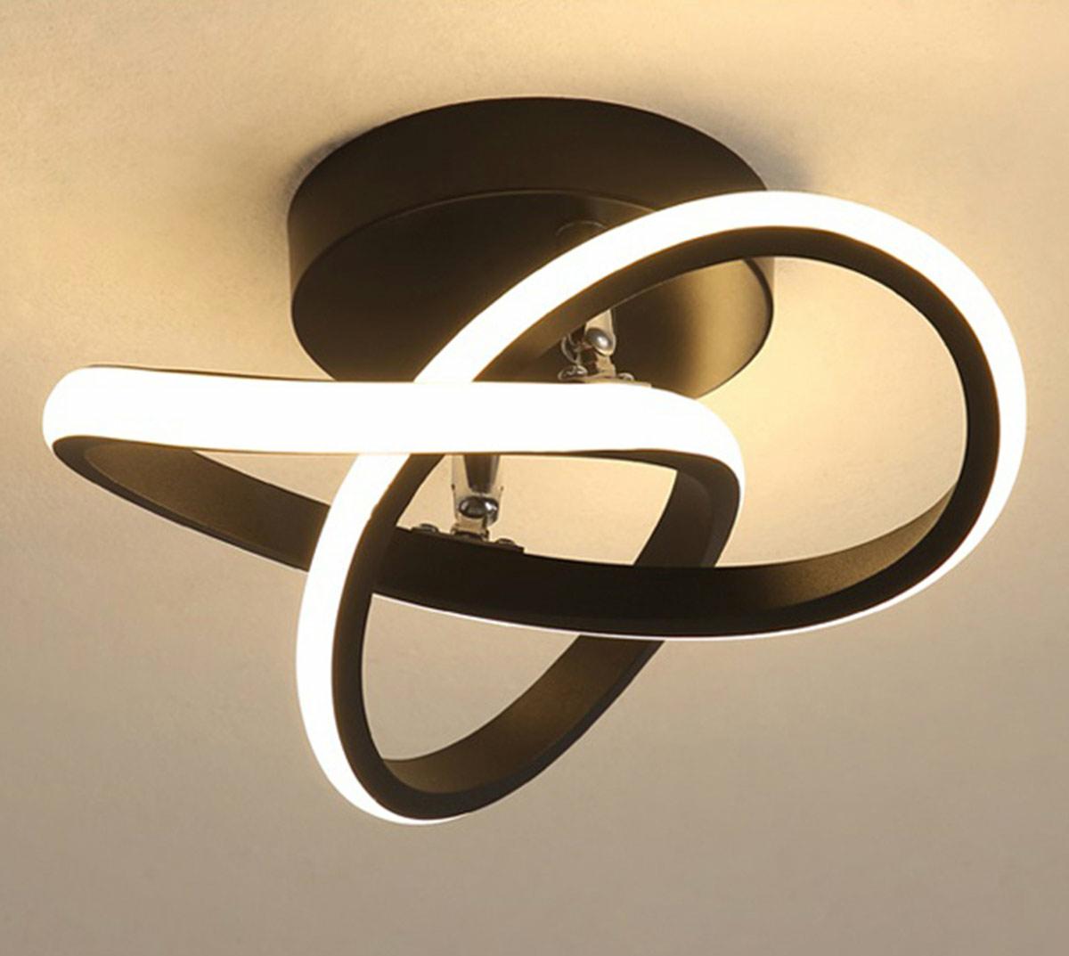 PLAFON LED MODERN 12,5W BLACK - obrazek 5