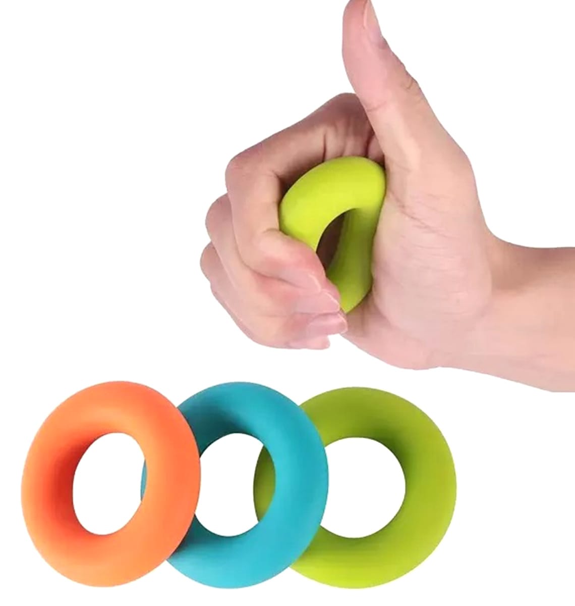 ZESTAW 9 GUM DO ĆWICZEŃ RĘKI - obrazek 6