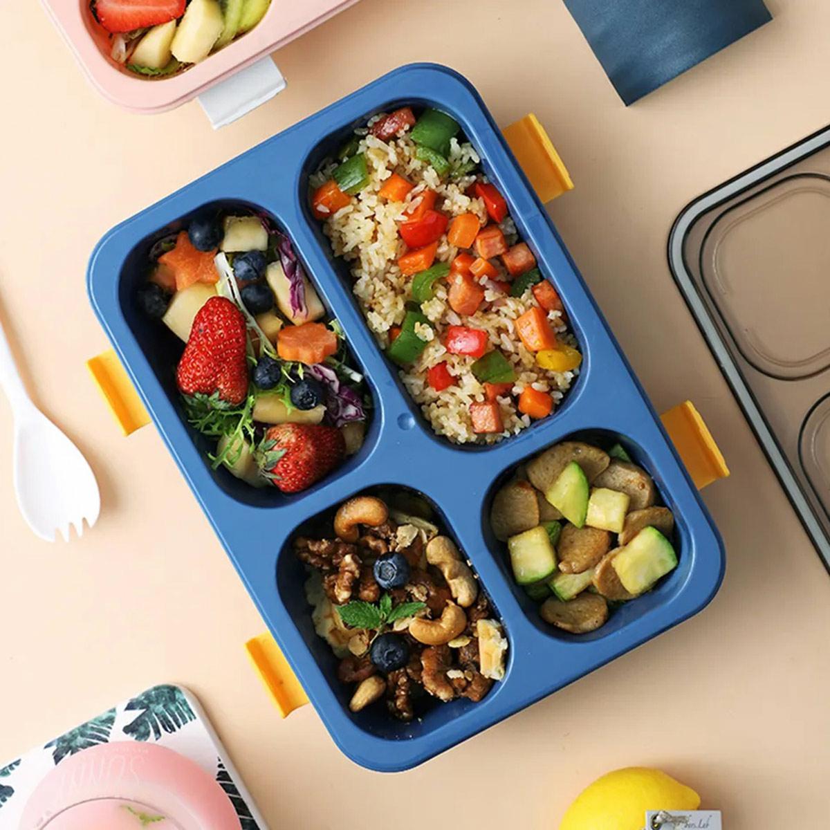POJEMNIK LUNCHBOX 1200ml NIEBIESKI - obrazek 6