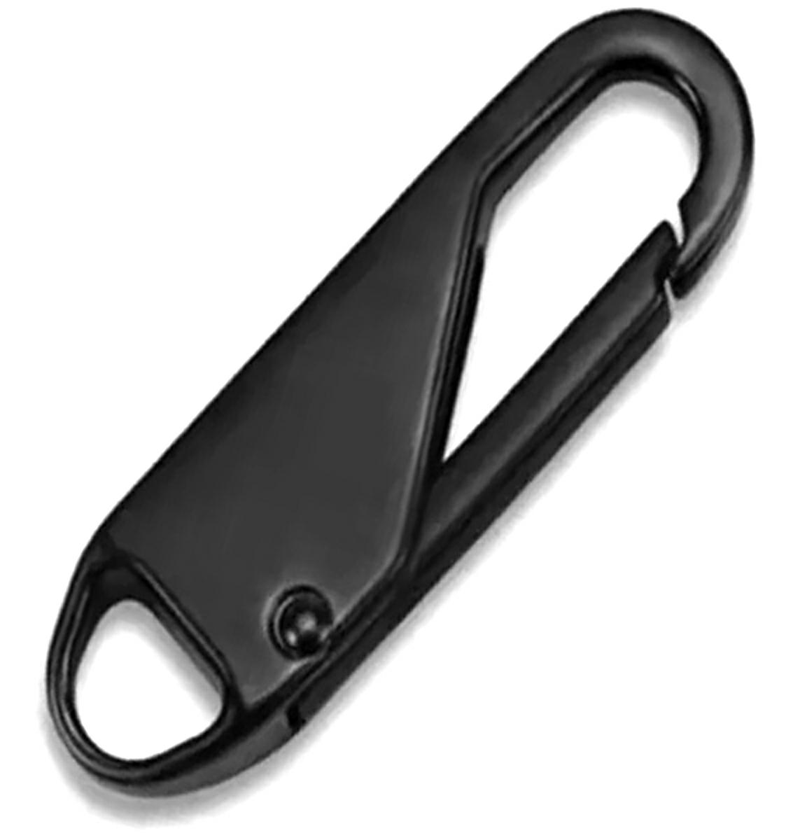 UCHWYT DO SUWAKA ZAMKA BŁYSKAWICZNEGO BLACK PLASTIK