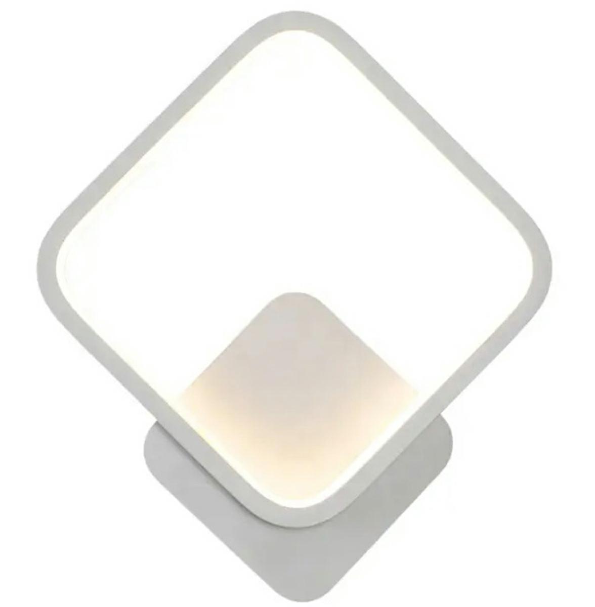 KINKIET LED 12W 20x23CM BIAŁY