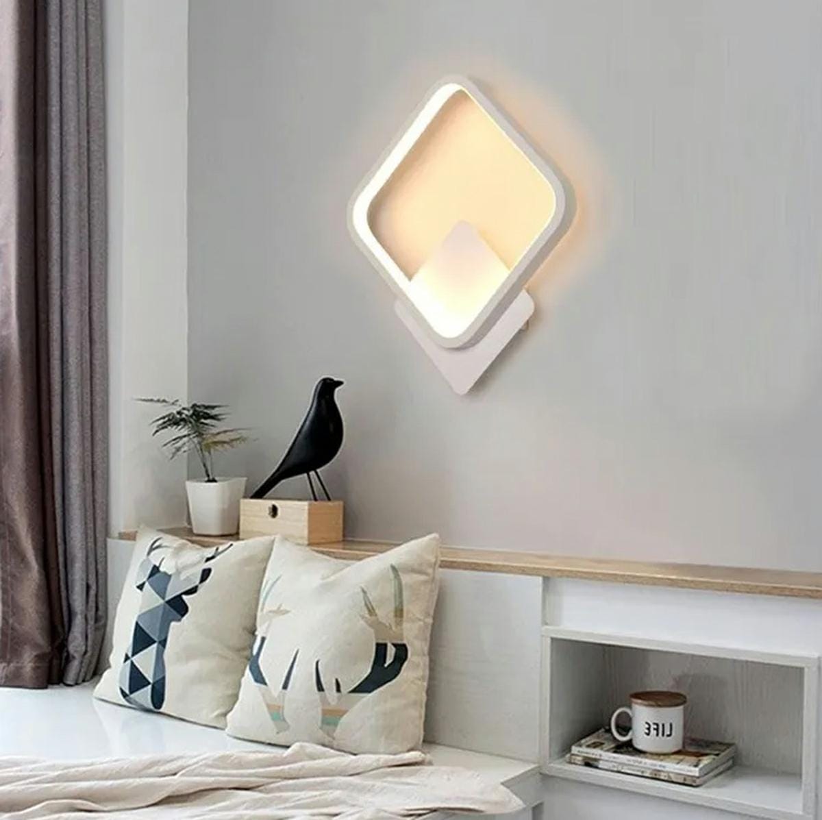 KINKIET LED 12W 20x23CM BIAŁY - obrazek 4