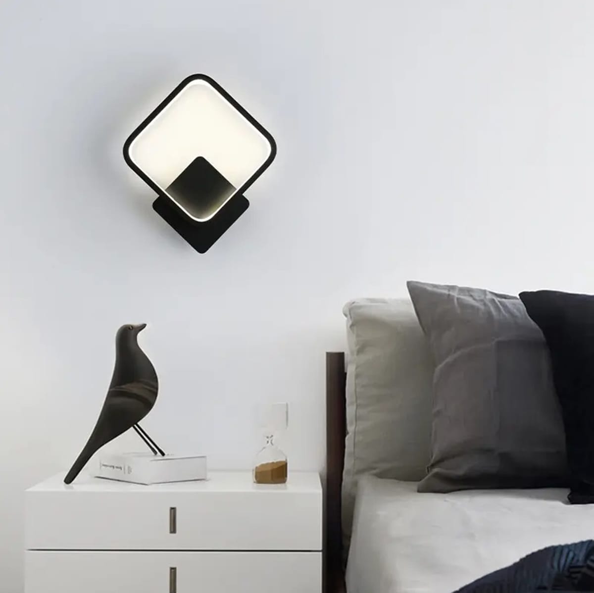 KINKIET LED 12W 20x23CM CZARNY - obrazek 2