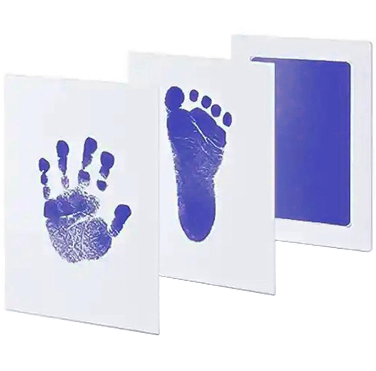 NIEBRUDZĄCY ODCISK RĄCZKI STÓPKI 8x12,5 BLUE