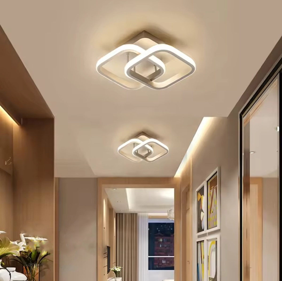 LAMPA WISZĄCA PLAFON BIAŁY 22W - obrazek 4