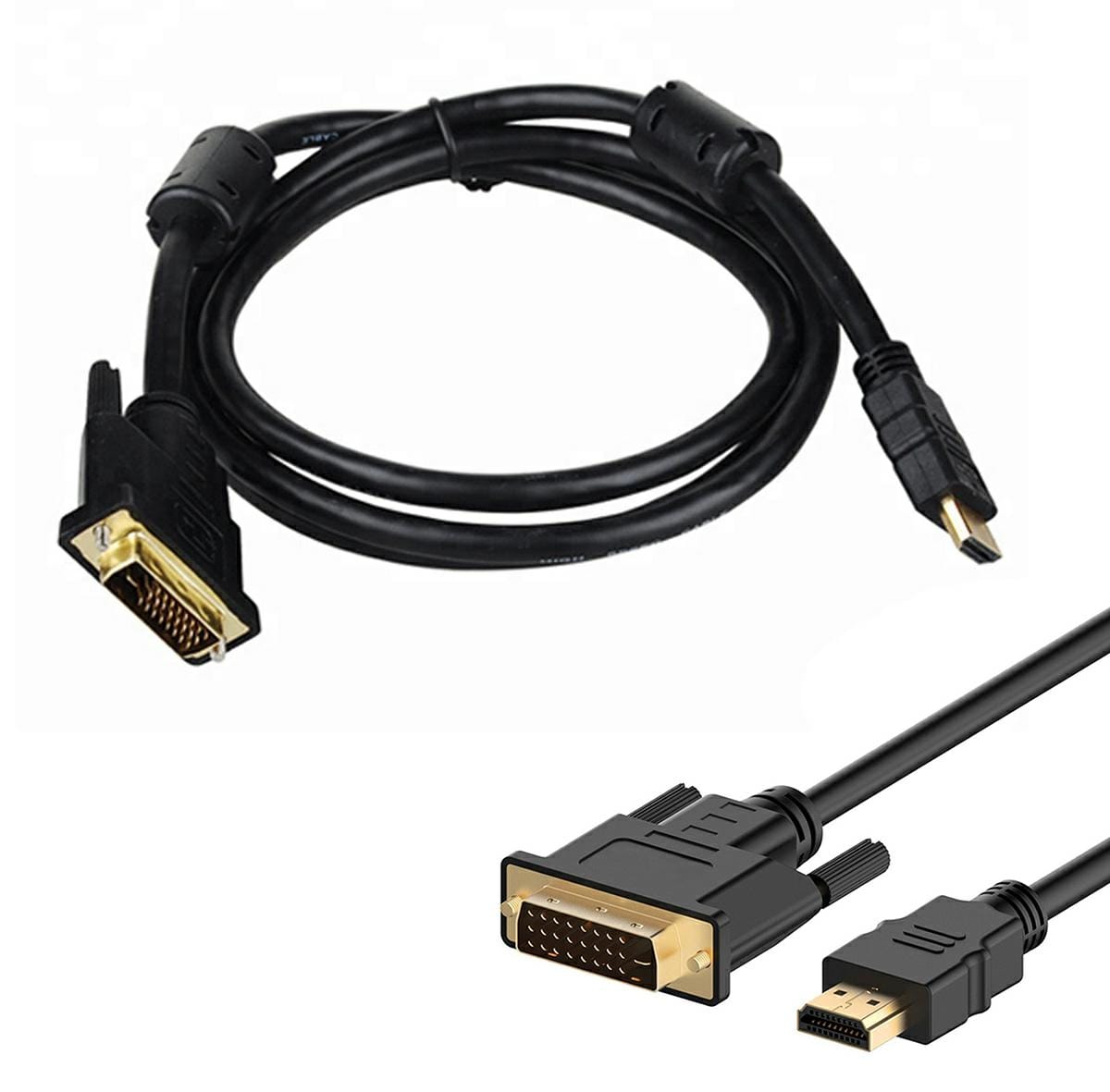 KABEL HDMI 19PIN-DVI 2M GOLD