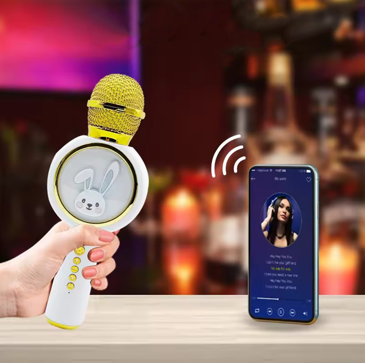 MIKROFON KARAOKE BT GŁOŚNIK - obrazek 4