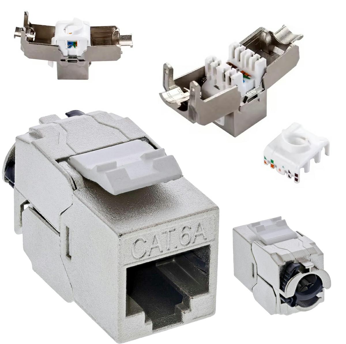 GNIAZDO RJ45 STP KAT.6A BEZNARZĘDZIOWE