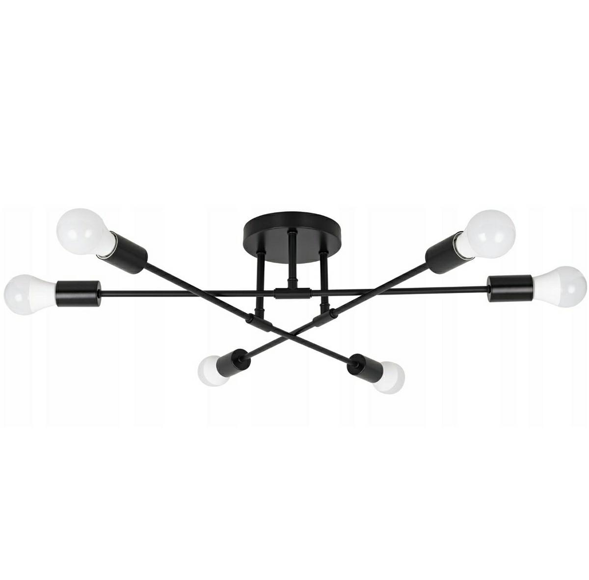 LAMPA SUFITOWA WISZĄCA LOFT 6 RAMION