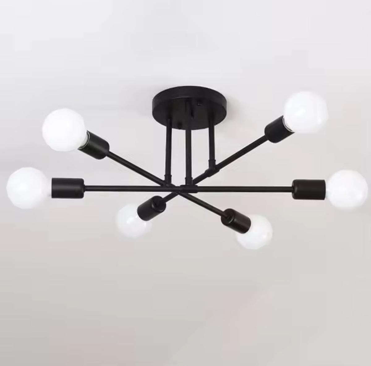 LAMPA SUFITOWA WISZĄCA LOFT 6 RAMION - obrazek 4