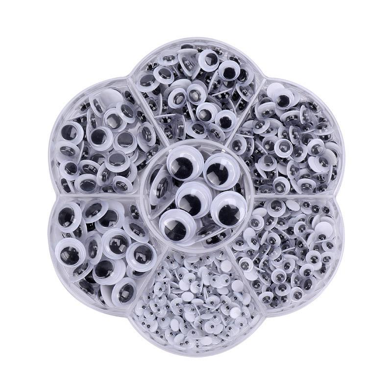 SAMOPRZYLEPNE RUCHOME OCZKA 500SZT