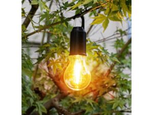 Solarna lampa żarówka LED z hakiem