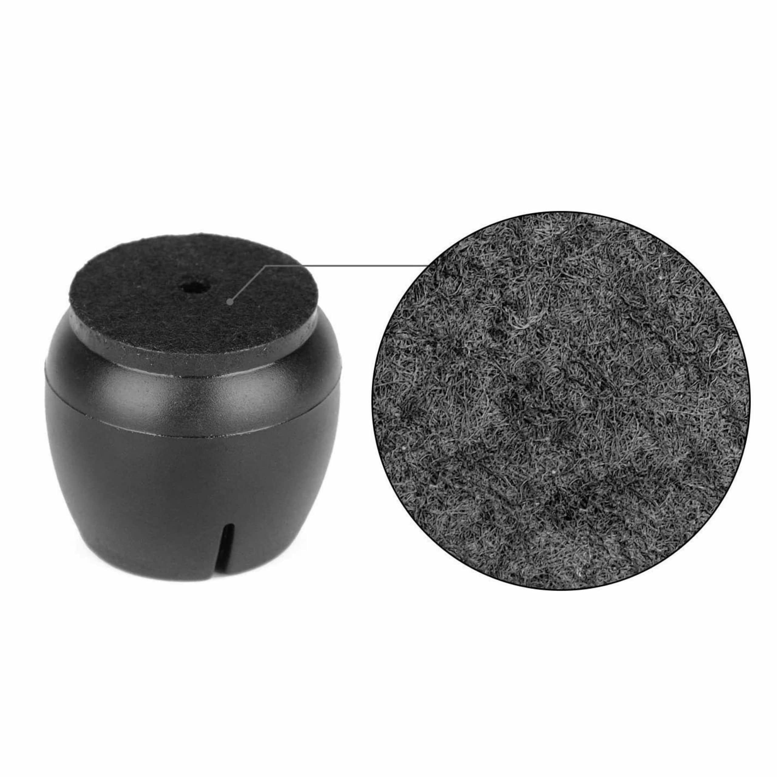 NAKŁADKI NOGI 16SZT 16-21MM CZARNE - obrazek 3