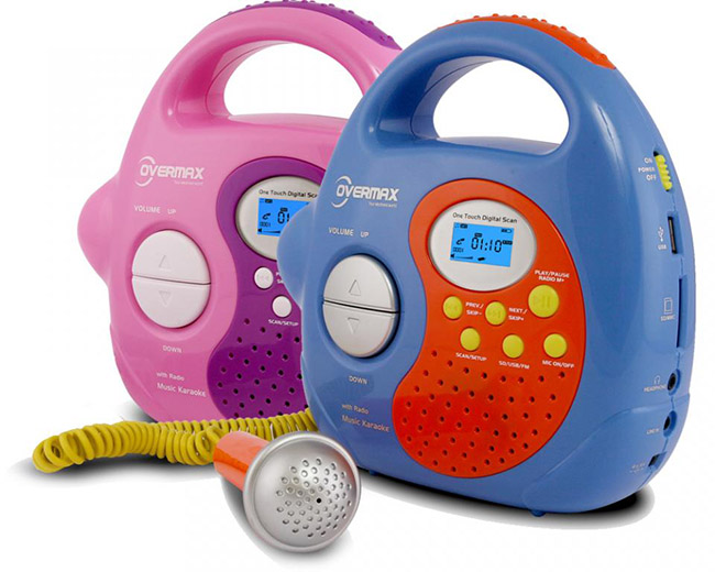 ZESTAW KARAOKE OVERMAX KR-02 PINK
