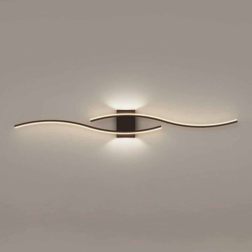 LAMPA ŚCIENNA 3 KOLORY ŚWIATŁA 35W CZARNA - obrazek 2