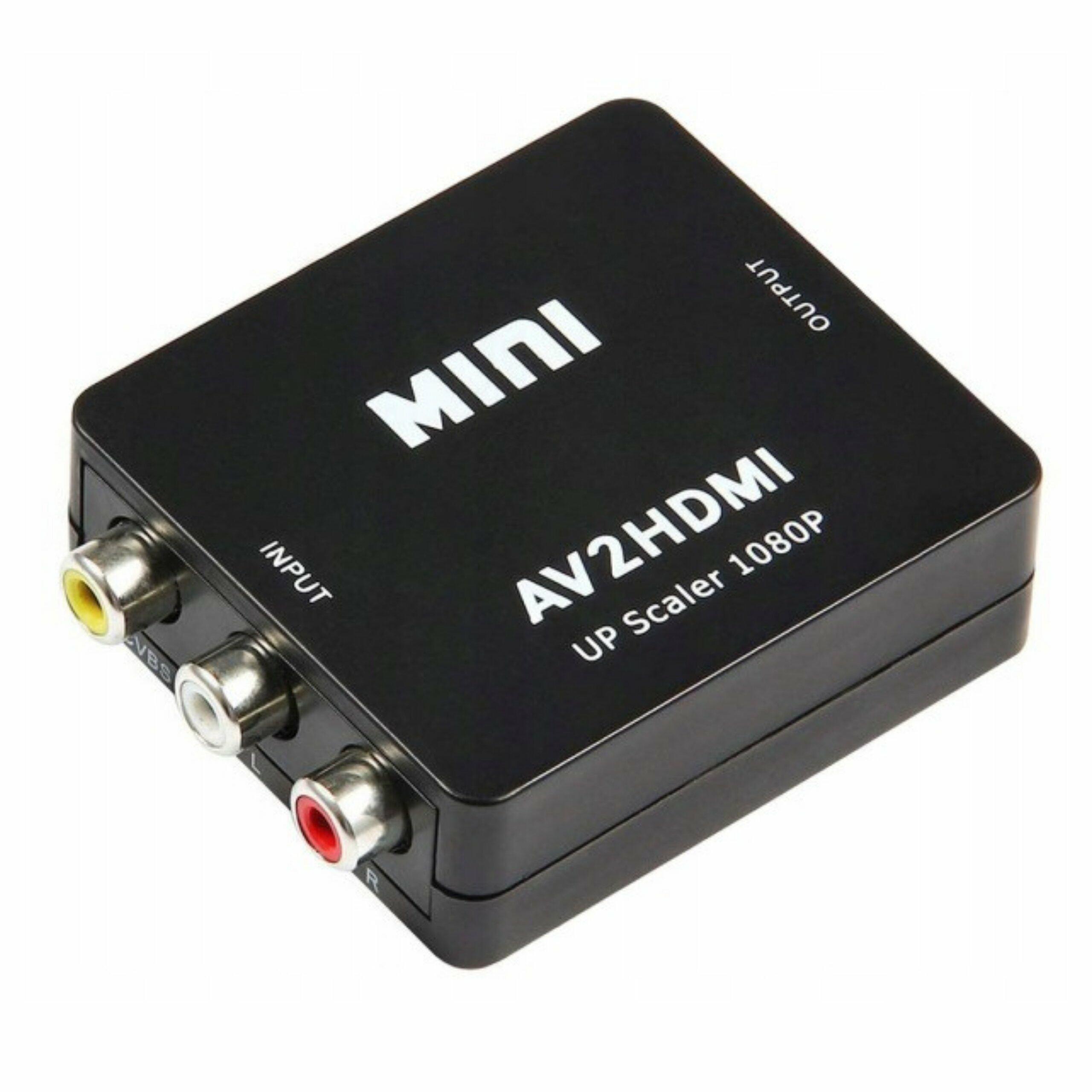 ADAPTER SYGNAŁU AV RCA CINCH DO HDMI AUDIO RCA