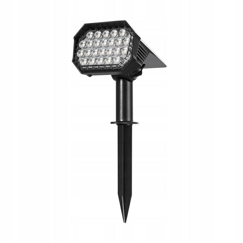 LAMPA SOLARNA LED WBIJANA REFLEKTOR CZUJNIK ZMIERZCHU