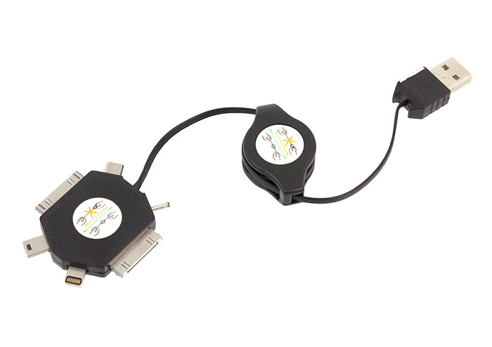 ŁADOWARKA USB 6W1 IPHONE SAMSUNG HTC