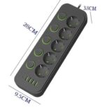 PRZEDŁUŻACZ ZASILAJĄCY 5M 4xUSB 5 GNIAZD
