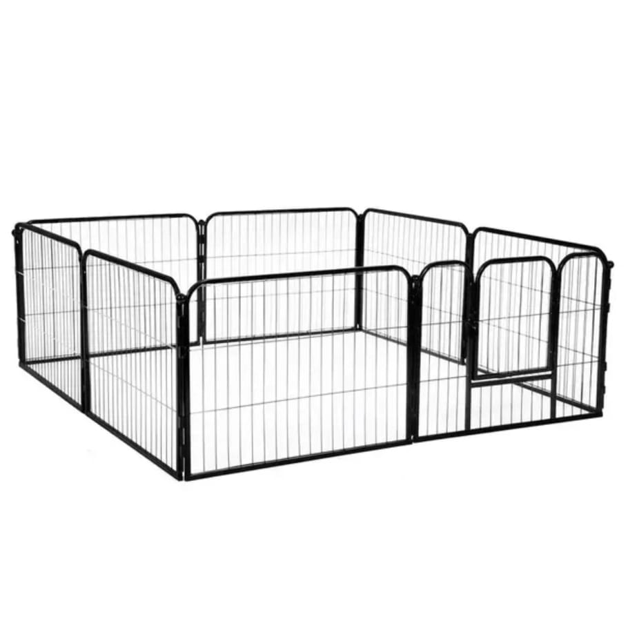 KOJEC KLATKA ZAGRODA MODUŁOWA DLA ZWIERZĄT PSA KOTA 8 PANELI X 100X80CM - obrazek 2