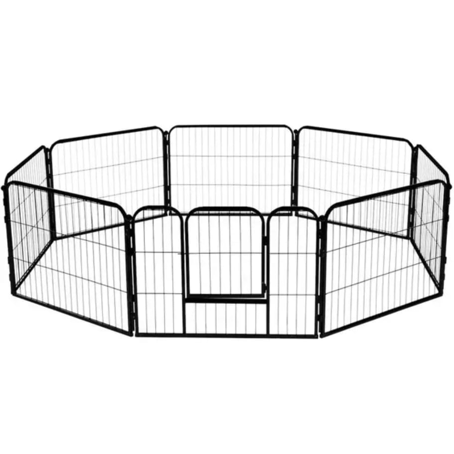 KOJEC KLATKA ZAGRODA MODUŁOWA DLA ZWIERZĄT PSA KOTA 8 PANELI X 100X80CM - obrazek 5