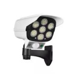 LAMPA SOLARNA 77 LED ATRAPA KAMERY BIAŁA