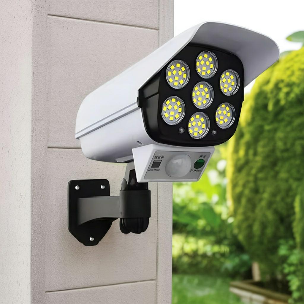 LAMPA SOLARNA 77 LED ATRAPA KAMERY BIAŁA - obrazek 2