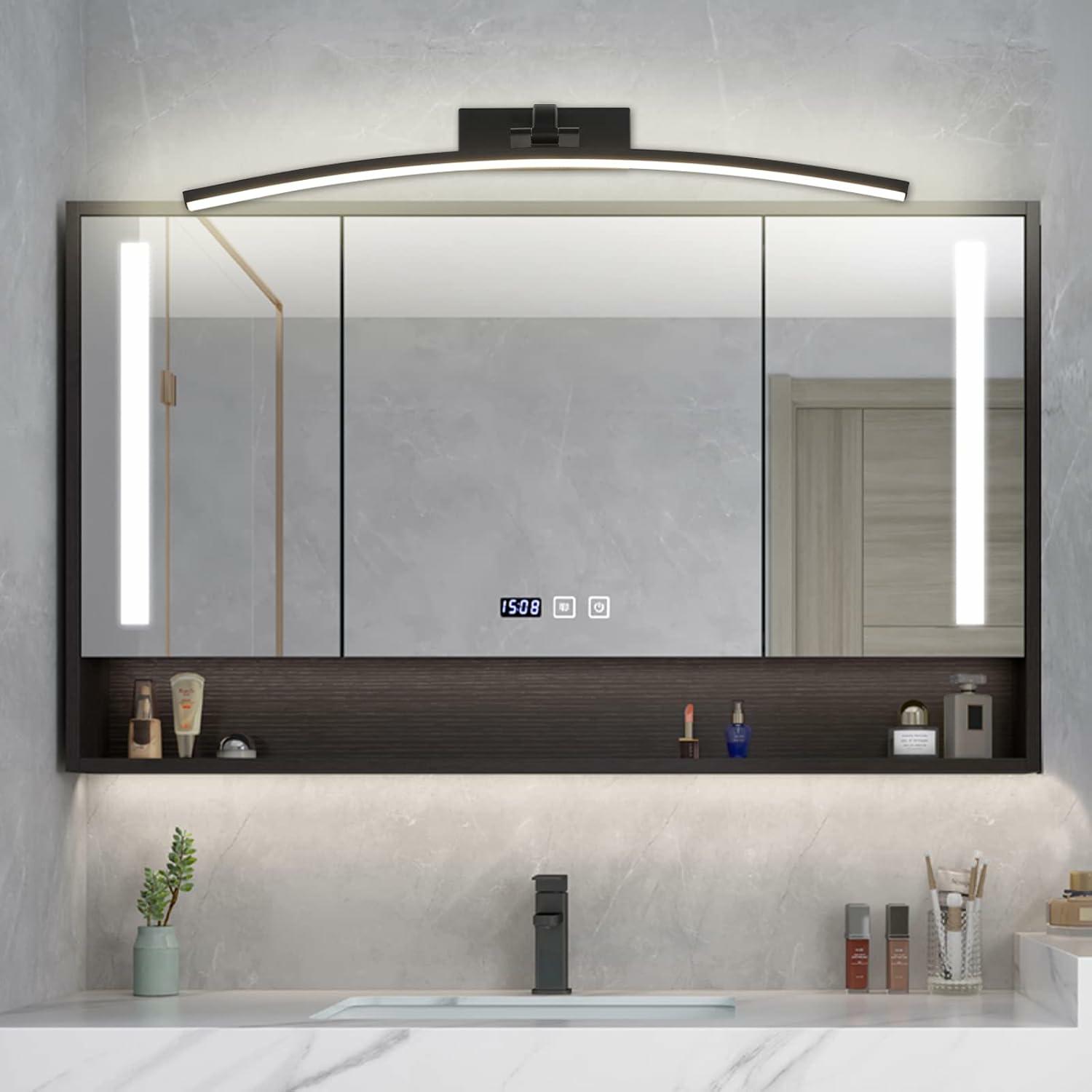 LAMPKA ŚCIENNA ŁUK 60CM BIAŁA NEUTRALNA CZARNA - obrazek 2