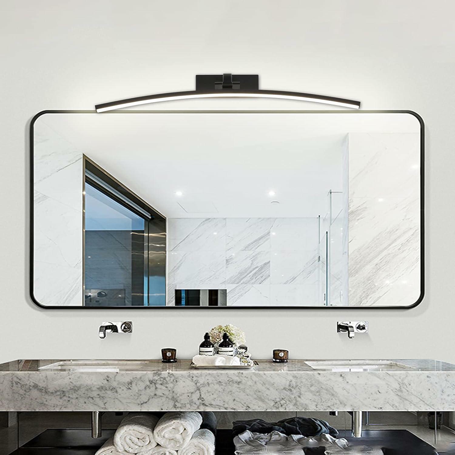 LAMPKA ŚCIENNA ŁUK 60CM BIAŁA NEUTRALNA CZARNA - obrazek 4