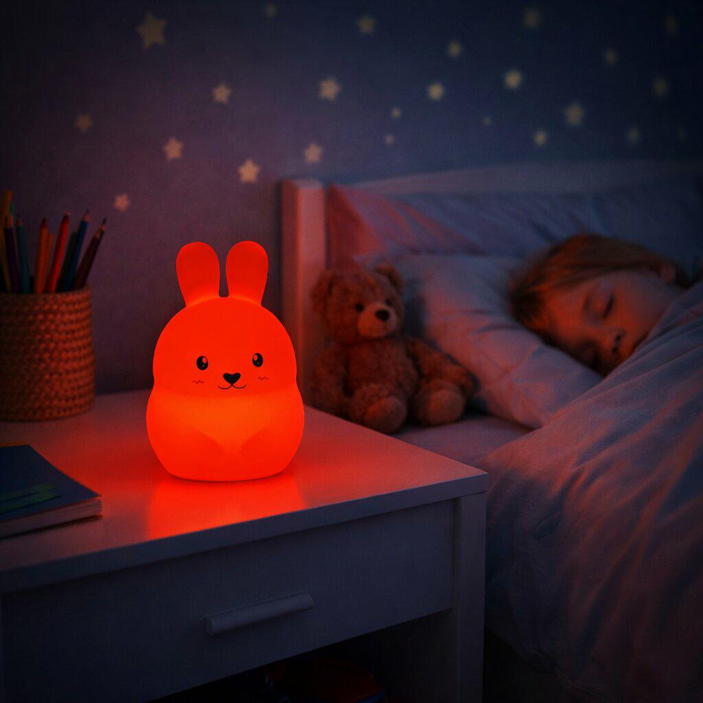 SILIKONOWA LAMPKA NOCNA KRÓLIK - obrazek 7